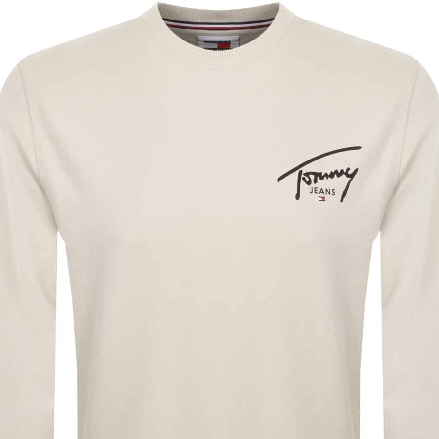 Tommy jeans logo print sweatshirt top